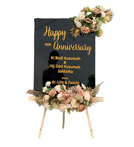 Papan Bunga Akrilik Krinjing