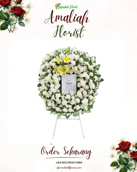 Krans Bunga Duka Krinjing