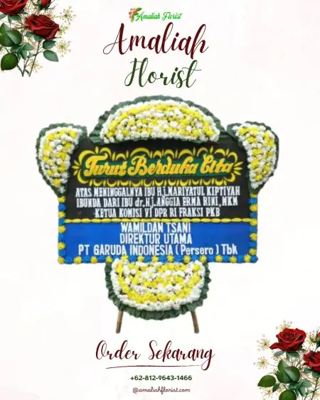 Papan Bunga Duka Krinjing